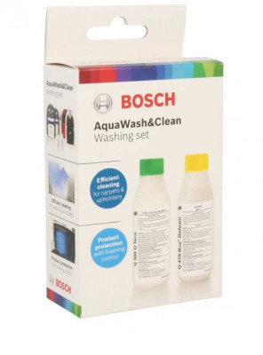 Set detergent si solutie antispumare pentru aspiratoare Bosch AquaWash &amp;amp;amp; Clean 00312133 foto
