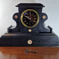 Pendula / ceas de semineu J. Dusart Bruxelles, cca. 1900