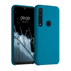 Husa pentru Motorola Moto G8 Plus, Silicon, Verde, 51348.224, kwmobile foto