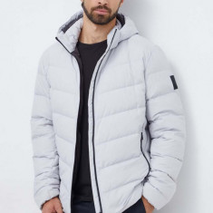 Jack Wolfskin geaca de puf barbati, culoarea gri, de iarna