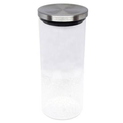 Recipient din sticla borosilicata Pufo pentru zahar, cafea, ceai sau condimente, cu capac ermetic, 1.4 L foto