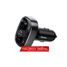 Incarcator Auto Baseus T Type cu Bluetooth, Mp3 si Modulator FM foto