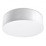 Lustră De Tavan Arena Alb Pvc 2 Becuri Rotundă Minimalistă De Interior