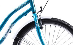 Bicicleta Oras Pegas Strada 2 Albastru Azur foto