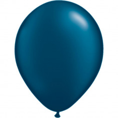 Balon Latex Pearl Midnight Blue 5 inch (13 cm), Qualatex 43589, set 100 buc foto