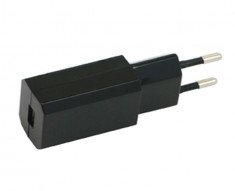 Incarcator priza casa cu iesire tip USB 5V 1A, Grab\&amp;#039;n\&amp;#039;Go, Adaptor Priza USB (5v - 1a) , alimentare la 230V, negru foto
