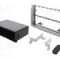 Rama adaptoare, 2 ISO, Fiat, Lancia, argintie, PER.PIC. - MA42003.2-05