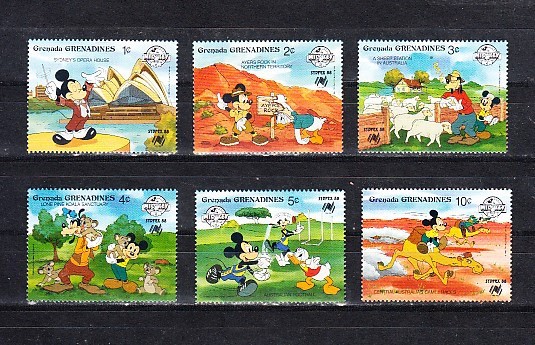 A12 S3 9 - Timbre foarte vechi - Grenada - desene animate