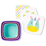 Set 3 cutii pentru pranz Zoo Unicorn, 3 bucati, Skip Hop