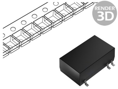 Convertor DC/DC 2W 5V 0,4A SMD foto
