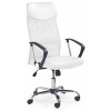 Scaun birou HM Vire, Mesh, Ergonomic, Tetiera cu piele ecologica, Inaltime ajustabila, Mecanism balansare, Rotire 360 , 100 Kg, Alb