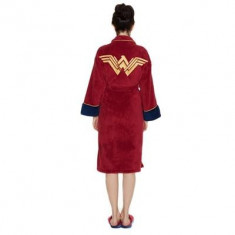 Halat De Baie Batman V Superman Wonder Woman Adult Fleece Bathrobe foto