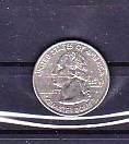 AMERICA 2001 - MONEDA QUARTER DOLLAR COMEMORATIV NORTH CAROLINA 1789, VF foto