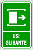 Indicator pentru usi glisante