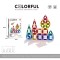 Constructor Magnetic pentru Copii 24 Piese