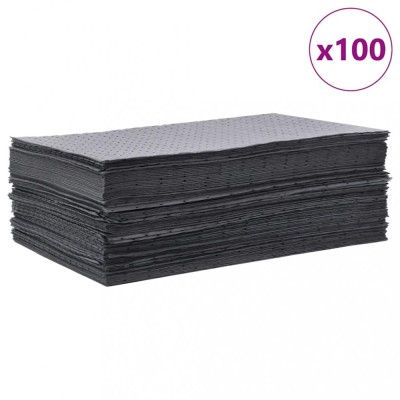 Tampoane absorbante de ulei 100 buc Gri 40x50 cm foto