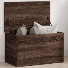 vidaXL Cutie de depozitare, stejar maro, 60x35x35 cm, lemn prelucrat 840680