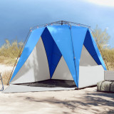 vidaXL Cort camping 4 persoane albastru azur impermeabil setare rapidă