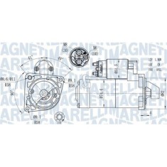 Electromotor Opel Astra H, Astra J, Insignia, Vectra C, Zafira; Saab 9-3, 9-5, 1.9 CDTI, 2.0 BiTurbo CDTI, 2.0 CDTI, 1.9 TiD, 1.9 TTiD, 2.0 TTiD, MAG