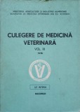 CULEGERE DE MEDICINA VETERINARA VOL.III-VALENTIN POPOVICI SI COLAB.