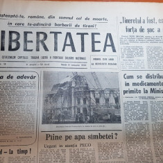 ziarul libertatea 9 ianuarie 1990- articole si foto despre revolutie