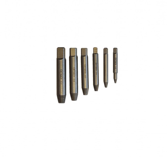 Set 6 extractoare profesionale pentru suruburi rupte / deteriorate, 3-20 mm