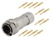 Conector circular RT360 mufă tată crimpat PIN 12