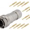 Conector circular RT360 mufă tată crimpat PIN 12