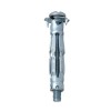 Ancoră metalică pentru pereţi gips carton Tip A M4x45 - Zincat Alb - 8 buc/ Pungă Plastic