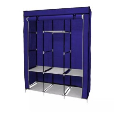 Dulap mobil, Buxton, 130 x 45 x 170 cm, Albastru