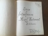 CURS DE INTRODUCERE IN NOUL TESTAMENT DUPA PROF.DR. C. CORNOIU - FACULTATEA DE TEOLOGIE DIN BUCURESTI 1924 MANUSCRIS LITOGRAFIAT