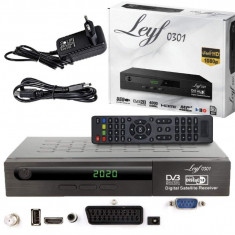 Receptor satelit Leyf, HDTV, DVB-S DVB-S2, HDMI, SCART, 2x USB, Full HD 1080p - SECOND