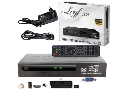 Receptor satelit Leyf, HDTV, DVB-S DVB-S2, HDMI, SCART, 2x USB, Full HD 1080p - SECOND foto