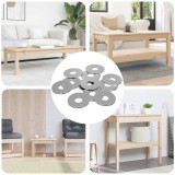 vidaXL &Icirc;mbinări 12 pcs Argintiu 18 x 18 x 1,2 mm Fier 864455