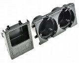 Set Suport 2 Pahare + Cutie Monede Am Bmw Seria 3 E46 1998-2005 Carbon EZC-BM-086, General