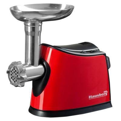 Masina de tocat carne Hausberg, 1600 W, capacitate 1kg/min, functie Reverse, foto