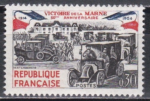 Franta 1964 - Cea de-a 50-a aniversare a Victoriei Marnei, MNH