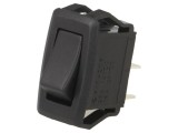 Comutator ROCKER SPST ON-OFF 10A/24V negru