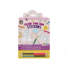 Set creativ, Coloreaza propriile abtibilduri, Printese si unicorni