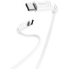 Cablu Date si Incarcare USB Type-C la USB Type-C HOCO X62 Fortune, 1.5 m, 100W, 5A, Alb