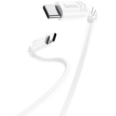 Cablu Date si Incarcare USB Type-C la USB Type-C HOCO X62 Fortune, 1.5 m, 100W, 5A, Alb