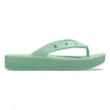 Slapi Crocs Classic Platform Flip Verde - Jade Stone, 36 - 39