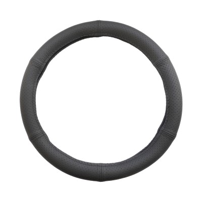 HUSA VOLAN PIELE NATURALA PERFORATA NEGRU 42-44 CM foto
