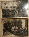 1944 Lot 2 foto tip cp, familia Budisteanu la Dorobantu, Tulcea