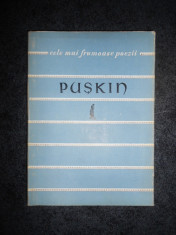 ALEKSANDR PUSKIN - CELE MAI FRUMOASE POEZII (1958) foto