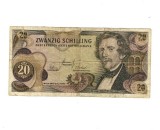 Austria 1967 - 20 schilling, circulata