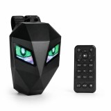 Boxă Portabilă Bluetooth RGB cu Control prin Aplicație, Negru-Verde