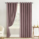 Draperie Atria, Velvet Amelie 5018-15, catifea, roz pudra, semiopac, H 280 cm