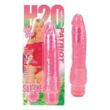 Cumpara ieftin Vibrator Realistic H2O Patriot, Roz, 22 cm, Seven Creations