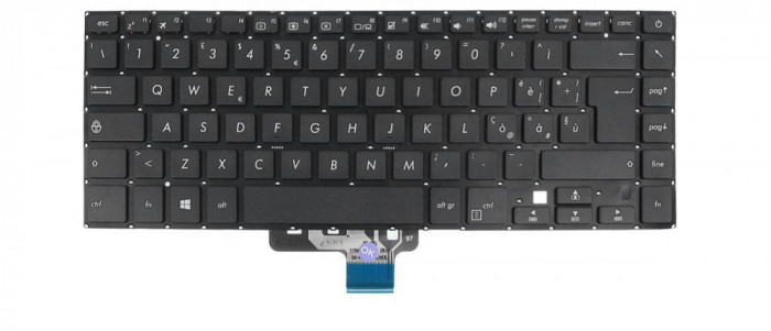 Tastatura Laptop, Asus, VivoBook 15 X510, X510U, X510UA, X510Q, X510QA, X510QR, X510UN, S510UA, S510UR, K510U, K510UQ, layout IT (italiana)